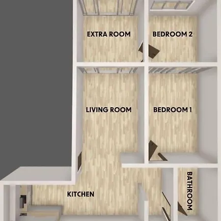 Appartement Sunny And Spacious In